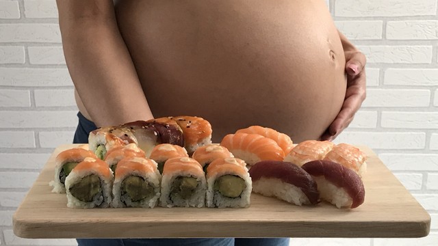 Comer sushi durante el embarazo
